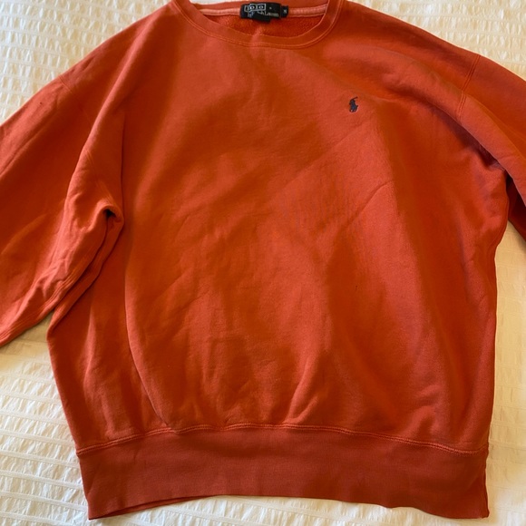 Vintage Ralph Lauren Polo orange crewneck sweater - Picture 3 of 5